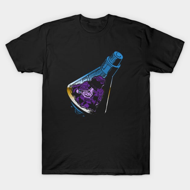 Retro Space Capsule T-Shirt by GloopTrekker